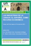 Diploma de Especialización: Las Industrias de la Lengua: El Español como Recurso Económico