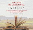 VI Curso de Literarura en la Rioja. Recursos didácticos de persuasión y retórica para el aula