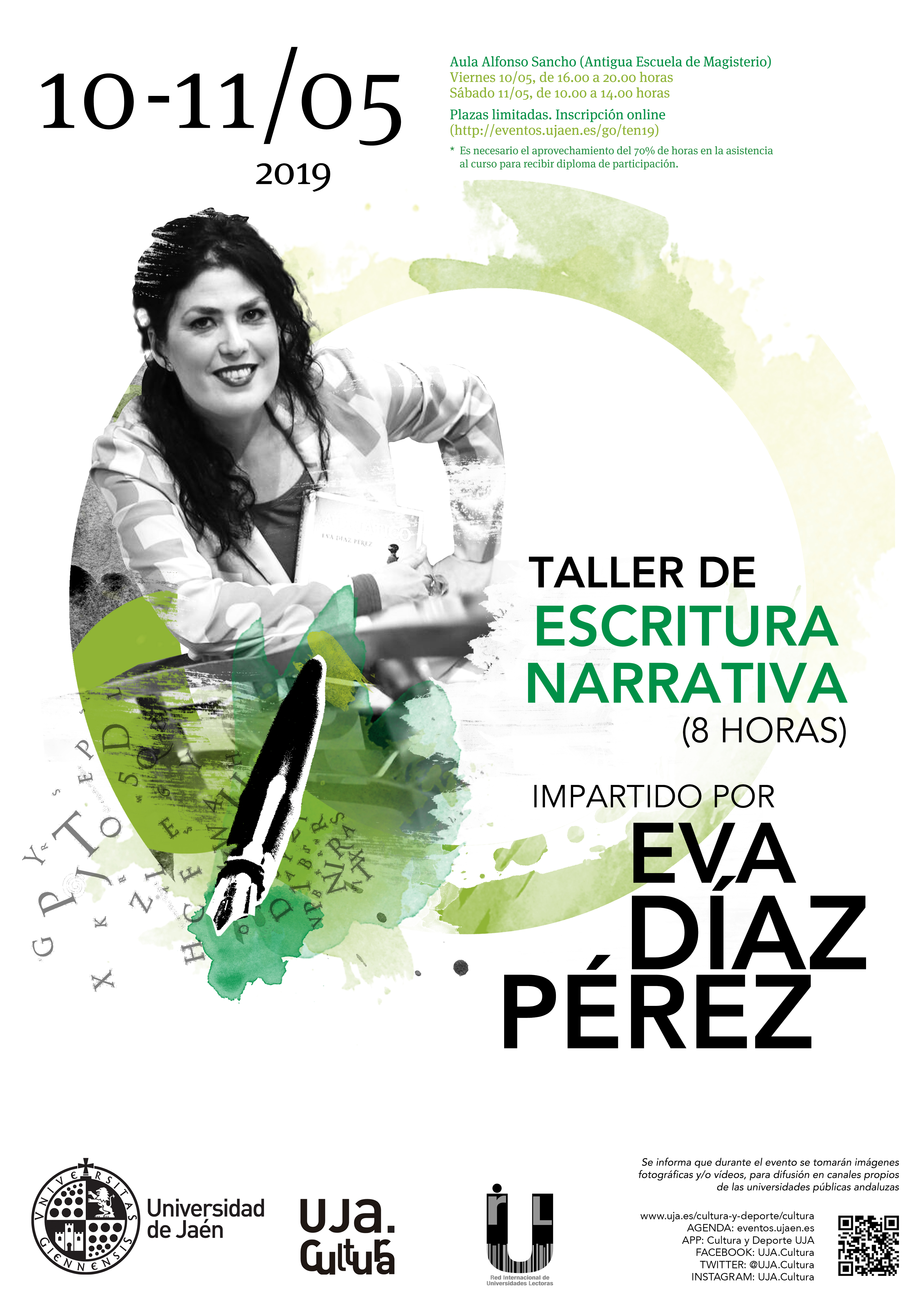 Taller de escritura narrativa, impartido por Eva Díaz Pérez