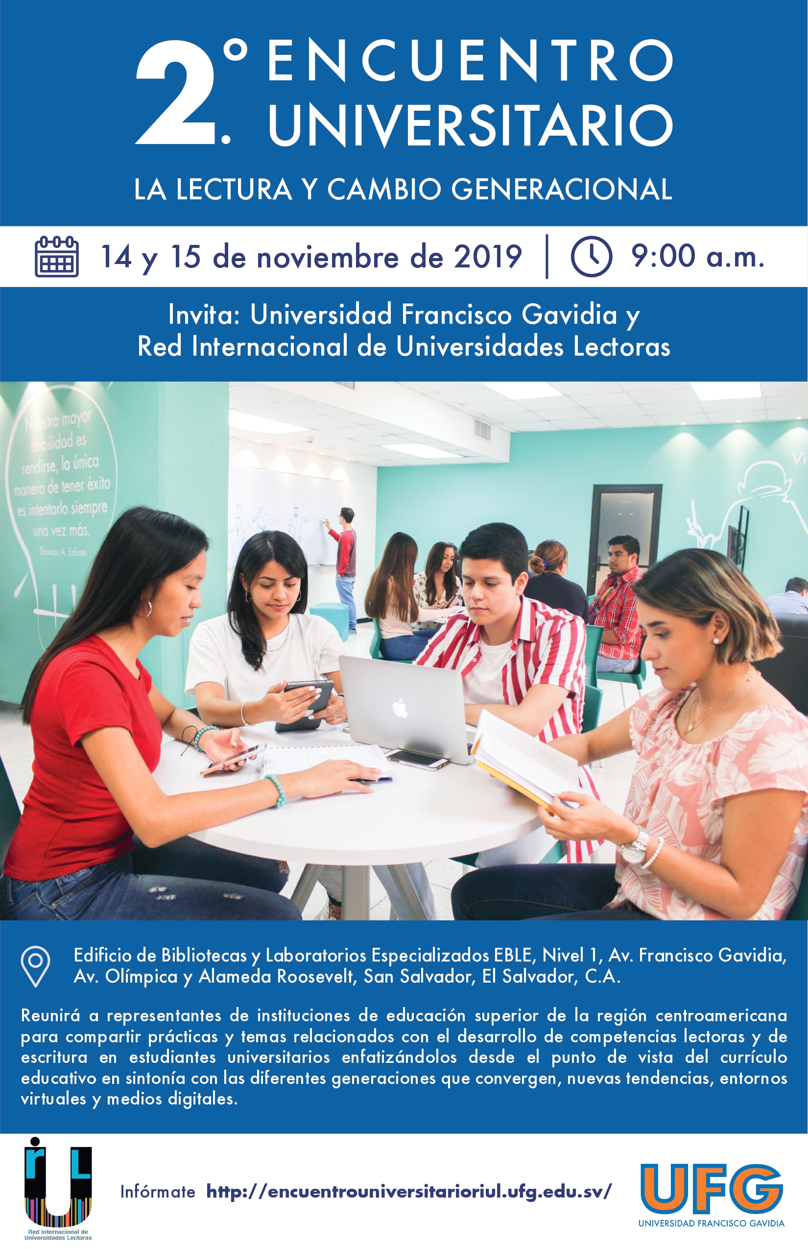 2do Encuentro Universitario “La lectura y cambio generacional”