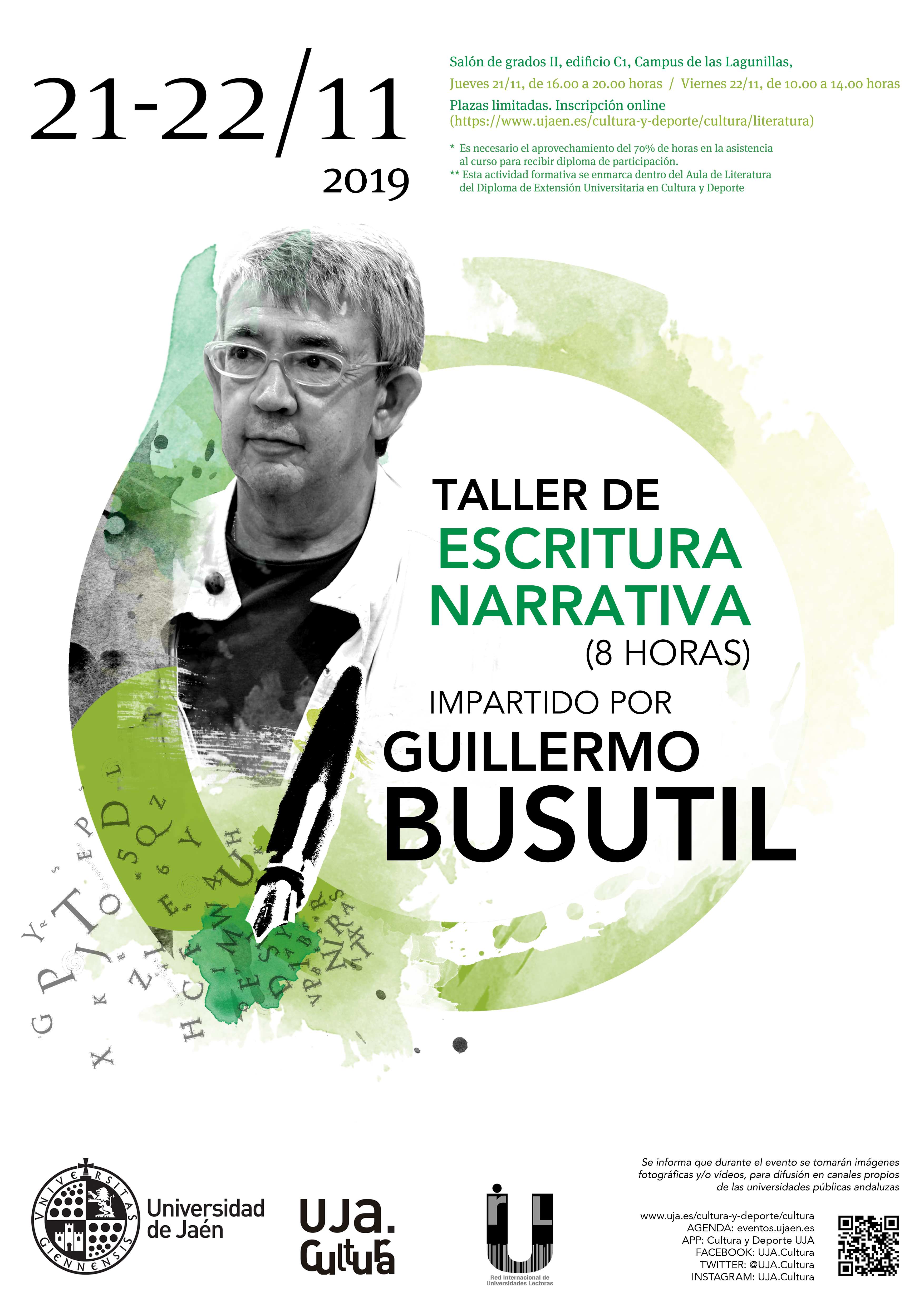 Taller de escritura narrativa. impartido por Guillermo Busutil