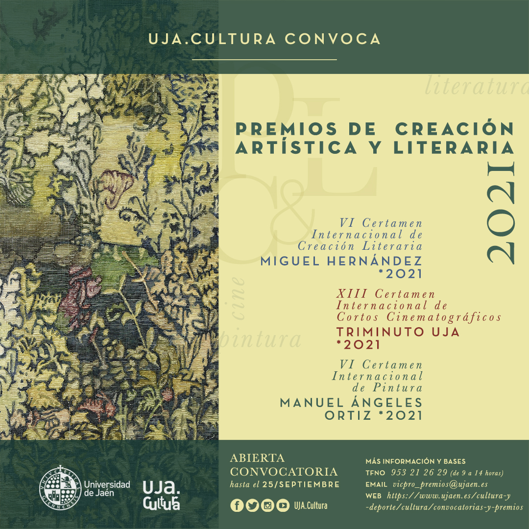 VI edición Premios de Creación Artística y Literaria de la Universidad de Jaén