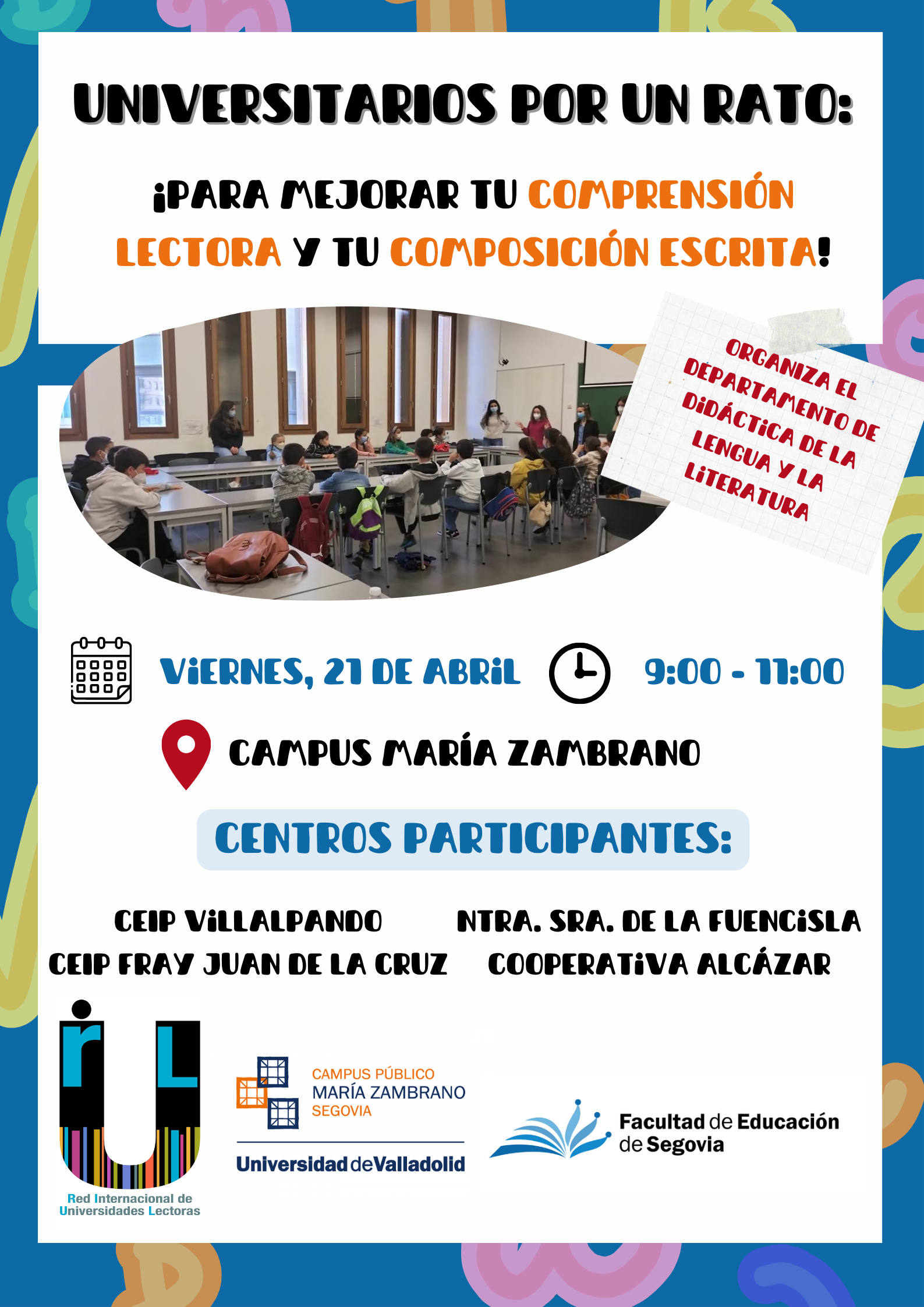 UNIVERSITARIOS POR UN RATO: PARA MEJORAR TU COMPRENSIÓN LECTORA Y TU COMPOSICIÓN ESCRITA