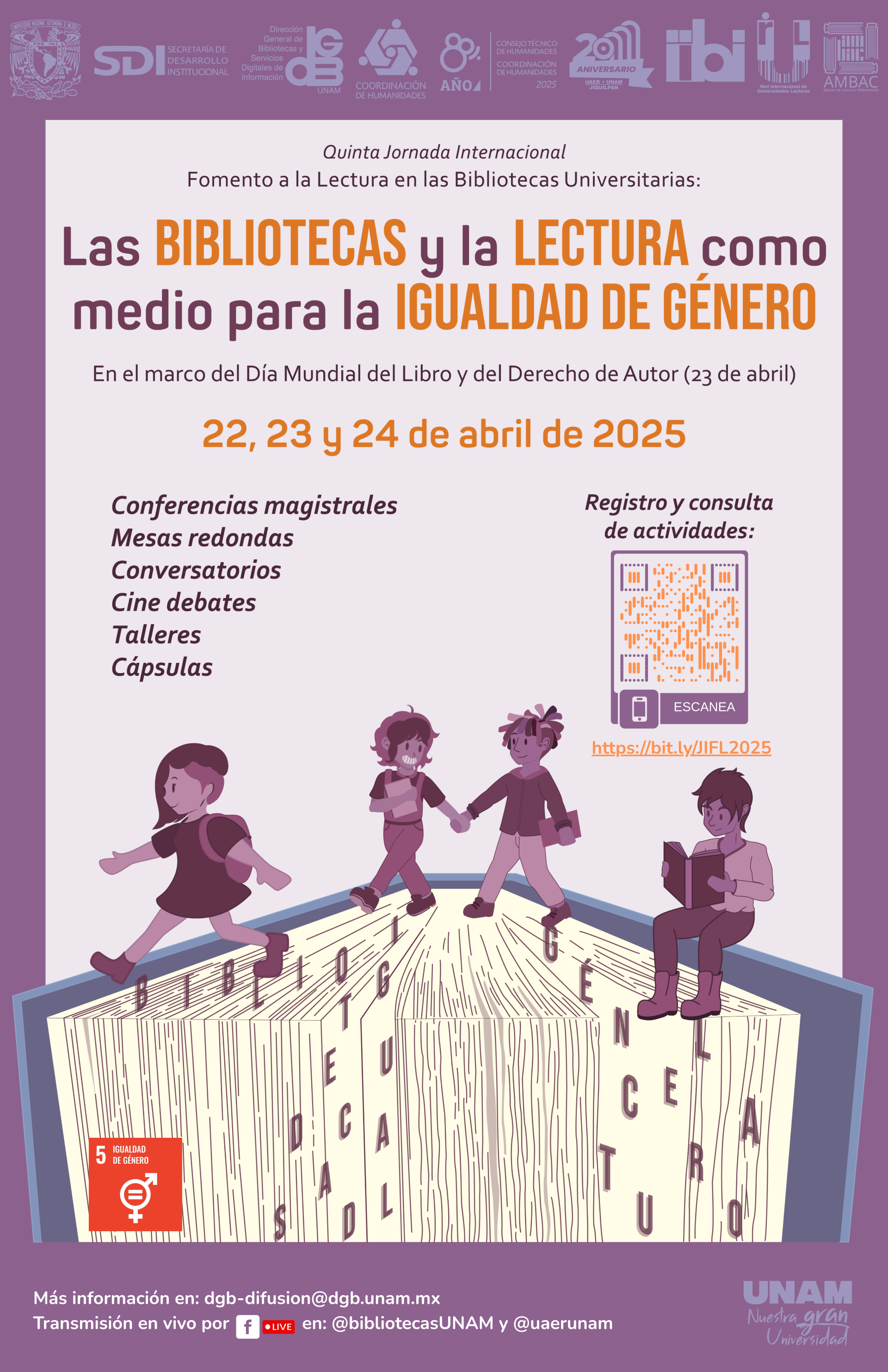 Quinta Jornada Internacional de Fomento a la Lectura en las Bibliotecas Universitarias