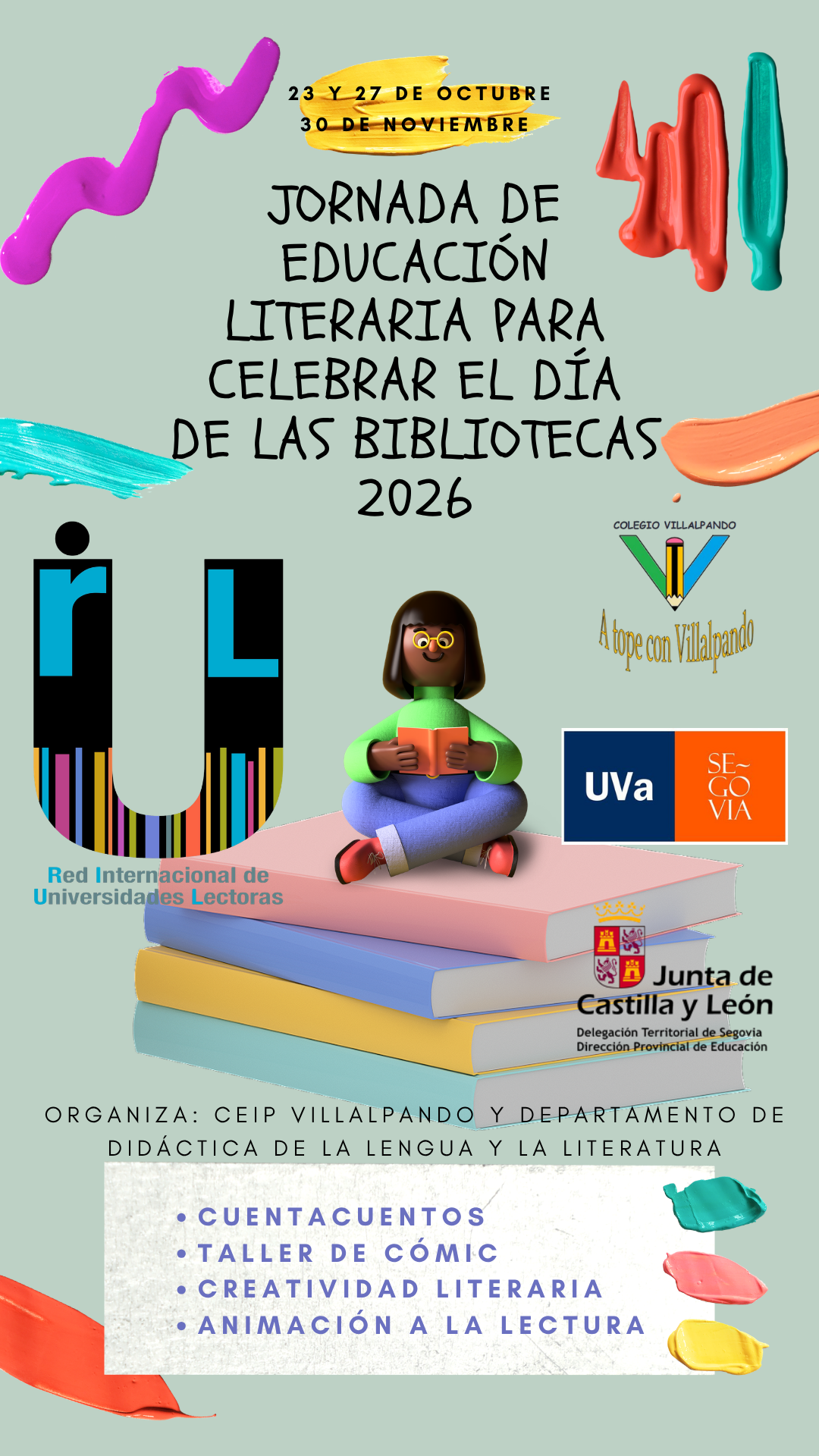 JORNADA ANIMACIÓN A LA LECTURA EN EL DÍA DE LAS BIBLIOTECAS