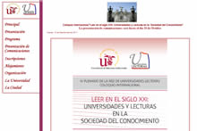 IV Plenario de la Red de Universidades Lectoras