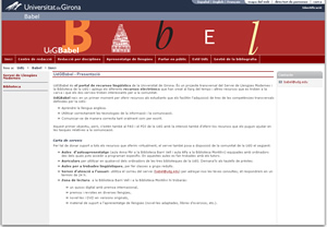 Proyecto UdGBabel de la Universidad de Girona