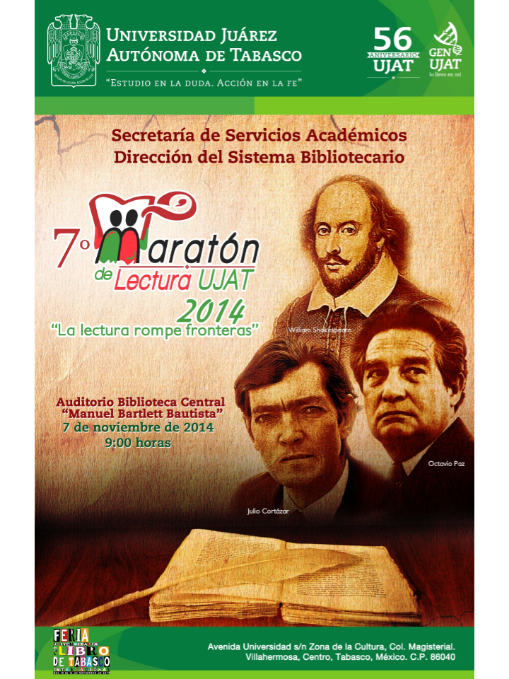 7o. Maratón de Lectura UJAT 2014 