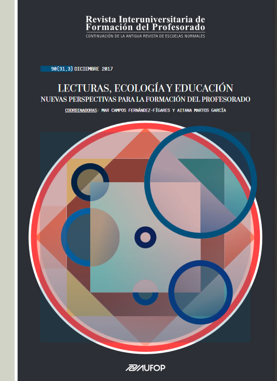 Publicación del Monográfico Lecturas, ecología y educación: nuevas perspectivas para la formación del profesorado elaborado por miembros de RIUL